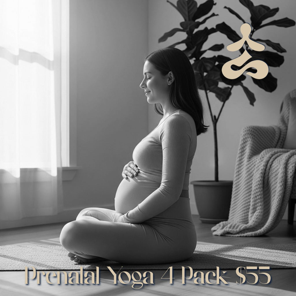 Prenatal Yoga 4 Class Pack $55