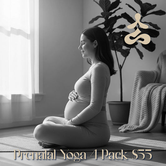 Prenatal Yoga 4 Class Pack $55